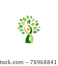 people health tree wellness logo symbol icon vector design 78968841