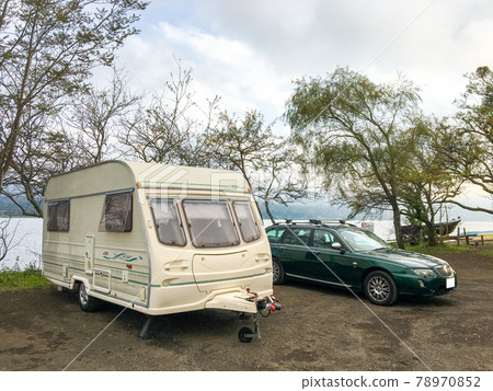 Holiday to enjoy outdoor camping with a camper Holiday to enjoy outdoor camping with a camper 78970852