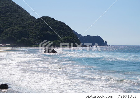 山口縣日本海的景色 山口縣日本海的景色 78971315