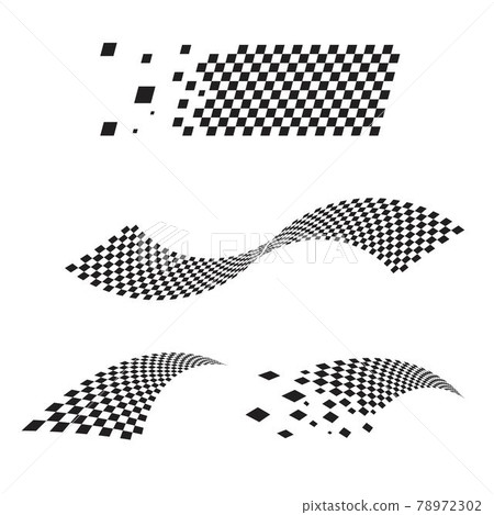 Race flag icon design 78972302