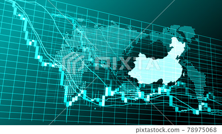 China green digital stock chart image 78975068