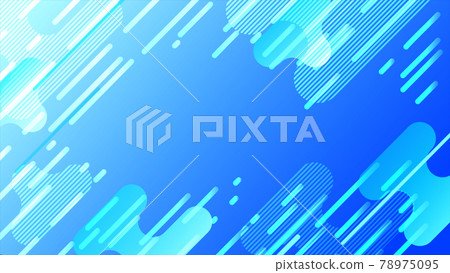 Light blue and blue neon color gradient digital background 78975095