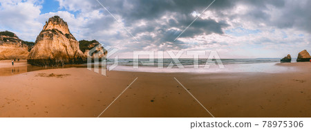 Algarve coast and beaches in Portugal 78975306