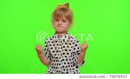 Unhappy frustrated annoyed kid child raising hands, quarreling, asking reason of conflict, shouting Unhappy frustrated annoyed kid child raising hands, quarreling, asking reason of conflict, shouting 78976433