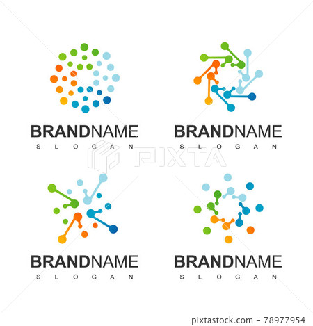 Technology Logo Science Symbol Technology Logo Science Symbol 78977954