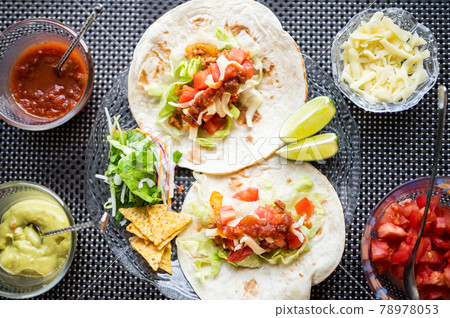Mexican food classic tacos Mexican food classic tacos 78978053