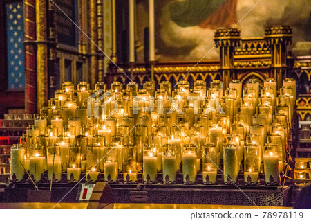 Notre Dame Cathedral in Montreal in Canada Notre Dame Cathedral in Montreal in Canada 78978119