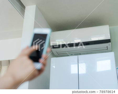 用智能手機操作空調的手切 78978614