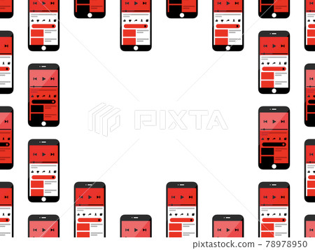 [視頻應用] 智能手機播放屏幕圖像鋪框（白底/垂直對齊） 78978950