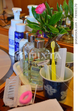 Amenities in the inn's washroom Amenities in the inn's washroom 78980170