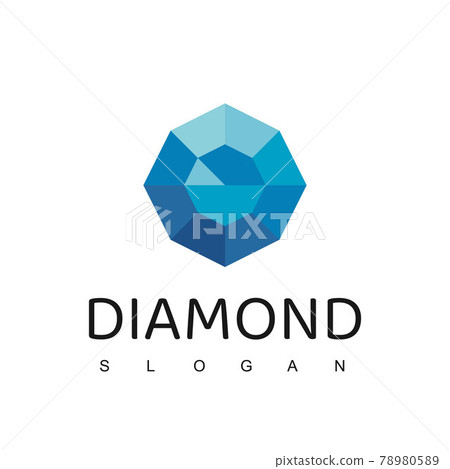 Diamond Logo Template, Gem Shape Logo 78980589