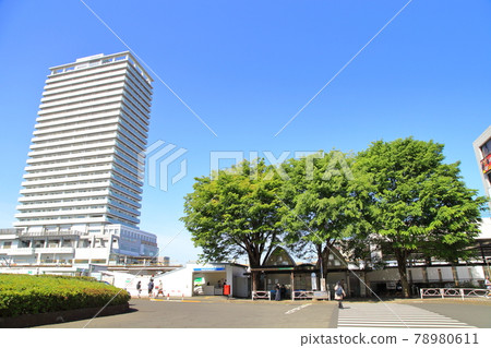 Higashimurayama station square Seibu Shinjuku line Higashimurayama station square Seibu Shinjuku line 78980611