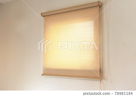 Small window with roll screen down 78981184