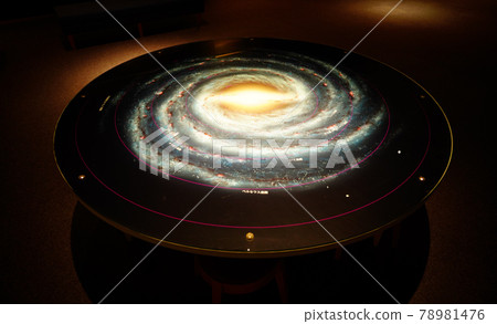 銀河模型【仙台市青葉區錦丘仙台天文台】 銀河模型【仙台市青葉區錦丘仙台天文台】 78981476
