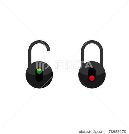 Padlock Design Vector For Secure Logo 78982078