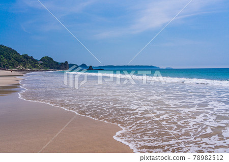 (Shizuoka Prefecture) Kisami Ohama Beach in Izu Shimoda, a beach full of tropical atmosphere 78982512