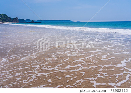 (Shizuoka Prefecture) Kisami Ohama Beach in Izu Shimoda, a beach full of tropical atmosphere 78982513