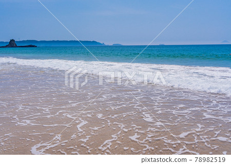(Shizuoka Prefecture) Kisami Ohama Beach in Izu Shimoda, a beach full of tropical atmosphere 78982519