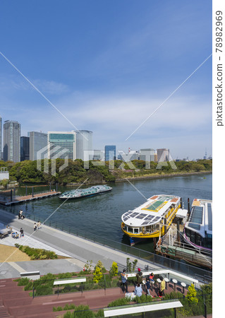 [東京] 水邊城市景觀 沃特斯竹芝與碼頭 78982969