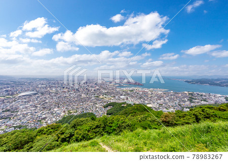 從小文寺山頂眺望北九州市 從小文寺山頂眺望北九州市 78983267