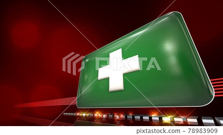 Mad occupational health flag reflected on the floor 3-3-3 Mad occupational health flag reflected on the floor 3-3-3 78983909