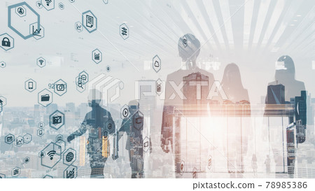 Business and Technology Teamwork Leadership 78985386
