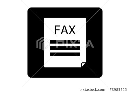 FAX icon vector illustration 78985523