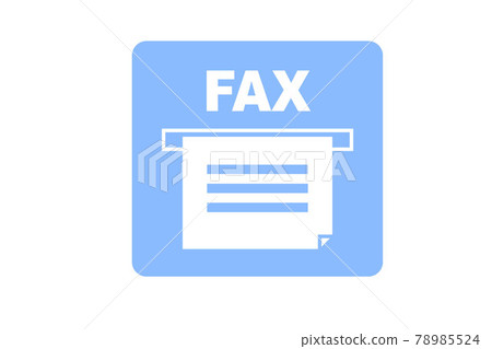 傳真圖標矢量圖 傳真圖標矢量圖 78985524
