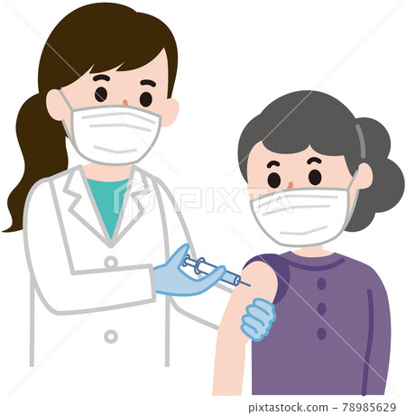 Elderly people to be vaccinated Elderly people to be vaccinated 78985629