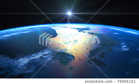 地球，來自太空的黎明，太陽 78986181
