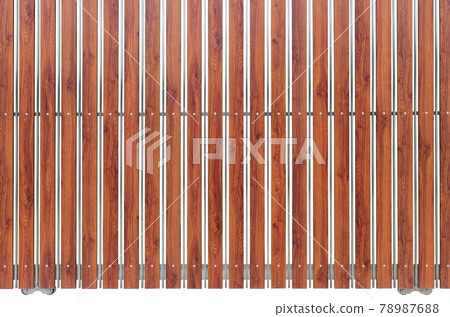 Large sliding doors made of wood and metal isolate on white background 78987688