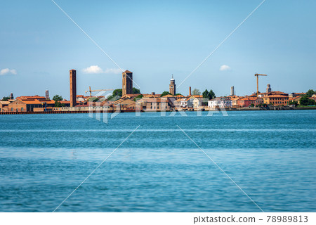 Murano Island famous for the production of artistic glass - Venice Lagoon Italy 78989813