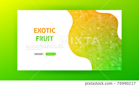 Exotic Fruit Landing Page Exotic Fruit Landing Page 78990217