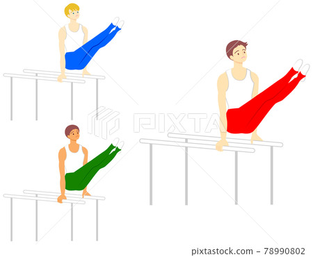 體操男子雙槓 體操男子雙槓 78990802