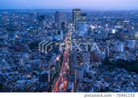 《東京》 東京夜景,朝澀谷中心方向 《東京》 東京夜景,朝澀谷中心方向 78991158