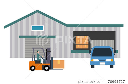 Warehouse Factory Transport Building Warehouse Factory Transport Building 78991727