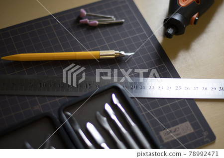 Art knife Design knife Art work Hobby production Nipper scale Grinder Macro 78992471