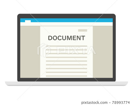 在個人計算機上創建文檔的圖像 在個人計算機上創建文檔的圖像 78993774