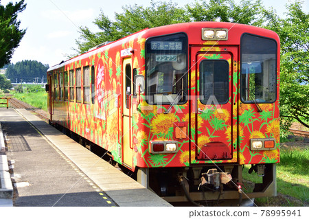 Yamagata Railway Flower Nagai Line and the scenery from the train window (Summer 2020) Yamagata Railway Flower Nagai Line and the scenery from the train window (Summer 2020) 78995941