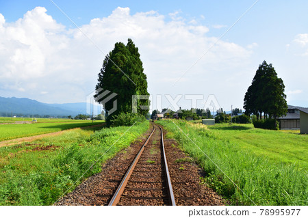 Yamagata Railway Flower Nagai Line and the scenery from the train window (Summer 2020) Yamagata Railway Flower Nagai Line and the scenery from the train window (Summer 2020) 78995977