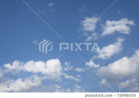 Landscape with blue sky and white clouds 78996030