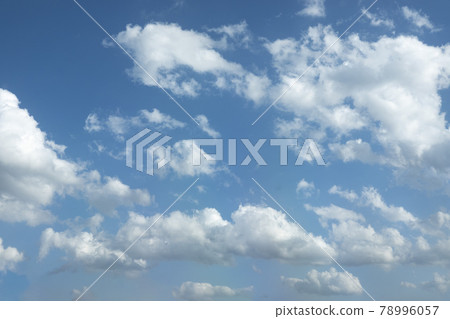 Landscape with blue sky and white clouds Landscape with blue sky and white clouds 78996057