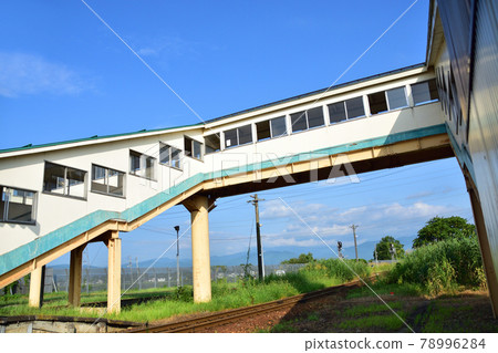 Scenery along the Yamagata Railway Flower Nagai Line (Summer 2020) Scenery along the Yamagata Railway Flower Nagai Line (Summer 2020) 78996284