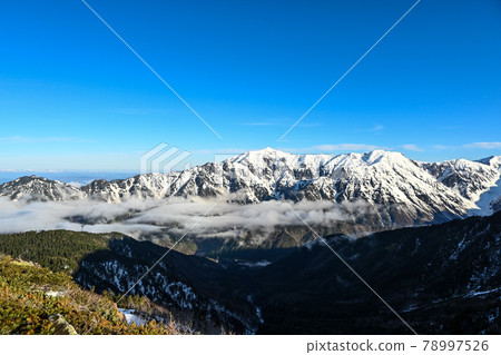 從德國西穗高看北阿爾卑斯山笠岳的雲海 從德國西穗高看北阿爾卑斯山笠岳的雲海 78997526