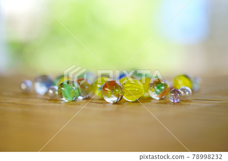 Beautiful marbles placed on the porch 9 78998232