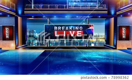 3D rendering background is perfect for any type of news or information presentation. The background features a stylish and clean layout  78998362