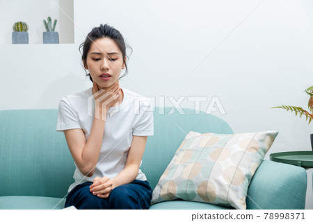 Sick and unwell girl at home Sick and unwell girl at home 78998371