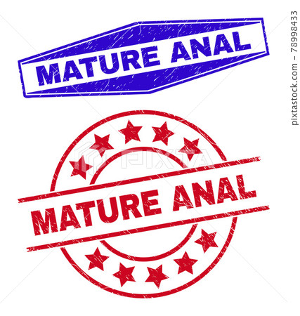 MATURE ANAL Grunge Watermarks in Circle and Hexagonal Forms MATURE ANAL Grunge Watermarks in Circle and Hexagonal Forms 78998433