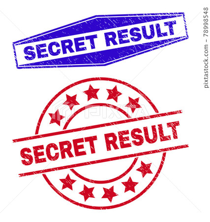 SECRET RESULT Grunge Stamp Seals in Round and Hexagonal Forms SECRET RESULT Grunge Stamp Seals in Round and Hexagonal Forms 78998548