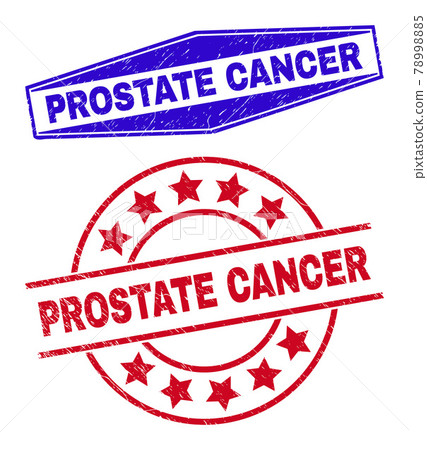 PROSTATE CANCER Grunged Watermarks in Circle and Hexagonal Forms PROSTATE CANCER Grunged Watermarks in Circle and Hexagonal Forms 78998885